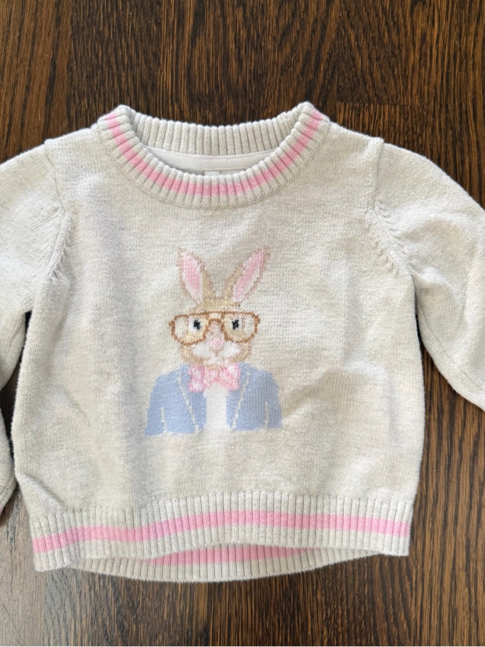 Janie and Jack Bunny Sweater Easter